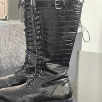 بوت بلند چرم بندی|کیف، کفش، کمربند|پردیس, فاز ۸|دیوار