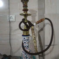 قلیون برنجی با تنگ سه پوست|صنایع دستی و سایر لوازم تزئینی|تهران, ارجمندی راد|دیوار