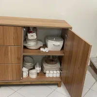 فروش ست کنسول و جا کفشی چوبی|جاکفشی، کمد، دراور|کرج, گلشهر|دیوار