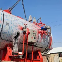 دیگ بخار صنعتی /بویلر فولادی /بویلر آبگرم/روغن داغ|ماشین‌آلات صنعتی|شیراز, شیشه‌گری|دیوار