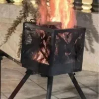 آتشدان هیزمی ضخیم فضای باز آتش دان آتشکده گرد|بخاری، هیتر، شومینه|تهران, افسریه شمالی|دیوار
