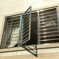 استیل درب نرده پنجره جان پناه کودک حفاظ تراس