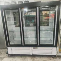 یخچال فروشگاهی سه درب ویترینی