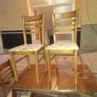 میزصندلی‌غذاخوری۴نفره‌تمام‌چوب(مبلمان‌مرادی)|میز و صندلی غذاخوری|تبریز, |دیوار