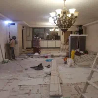 بازسازی کاغذ دیواری  کناف پلیستر نقاشی ساختمان