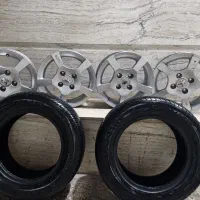 دو عدد لاستیک یزدوچهار عددرینگ پنج پر|قطعات یدکی و لوازم جانبی|سیرجان, |دیوار