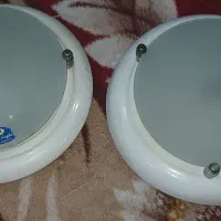 قاب لامپ سقفی گرد با پاتروم سالم|لوستر و چراغ آویز|مشهد, بهمن|دیوار