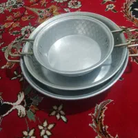 قابلمه قابلمه روحی با 3 ماهیتابه چکشی|ظروف پخت‌وپز|قم, انسجام|دیوار