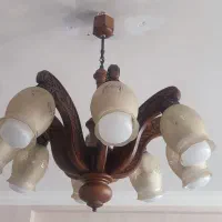 لوستر چوبی