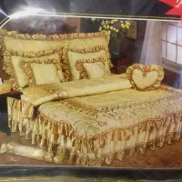 روتختی ساتن ده تکه عروس نو