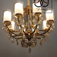 لوستر افروز لوکس/ رومالوستر فردیس / کد AF-8|لوستر و چراغ آویز|فردیس, سرحدی|دیوار