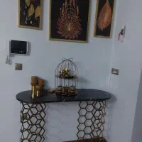 کنسول استیل طلایی مشکی