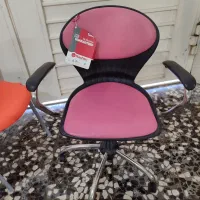 صندلی چرخدار راشن صورتی (نو) مدل v104