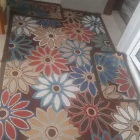 دو عدد گلیم فرش سالم وتمیز