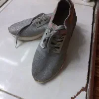 کتونی بنددار طرح جورابی