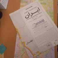 نقشه ایران و اصفهان