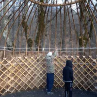 دو عدد آلاچیق ترکمنی|گلیم، جاجیم، گبه|گنبد کاووس, |دیوار