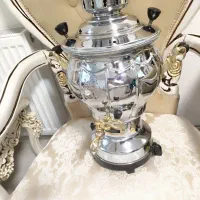 سماور گازی ۴لیتری استیل نگیر فروغ