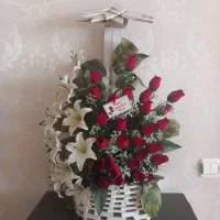 ۲عدسته گل مصنوعی