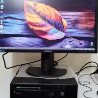 مینی کیس hp همراه مانیتور سامسونگ