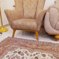 مبل راحتی  مکانیزه تخت‌خواب‌شو پایه چوب راش|مبلمان خانگی و میز عسلی|رشت, انصاری|دیوار