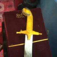 شمشیر ذلفقار آب طلا|کلکسیون اشیاء عتیقه|شوش, |دیوار