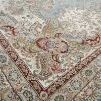 فرش آبی روشن ۱۲۰۰ شانه سالم|فرش|مشهد, شهید شهریاری|دیوار