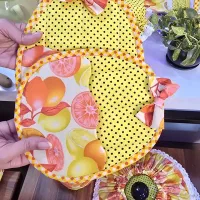 سرویس آشپزخانه پارچه ای آموزش خیاطی
