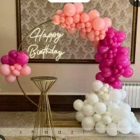 تم تولد و بادکنک دیزاین آرایی