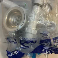 ست کامل سیفون ظرفشویی دوقلو درجه یک کاملا پلمپ