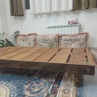کفی تخت چوبی یک نفره