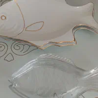 دیس چینی ماهی دوتا هم اندازه