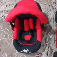 ۲عددکریر ۲عددروروئک ۲عدد سه چرخه کالسکه دوقلویی