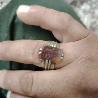 انگشتر شرف شمس حکاکی شده