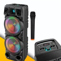 اسپیکر ۸۲۱۰ بیس دار میکروفون بی سیم فقط۳/۷۰۰ت