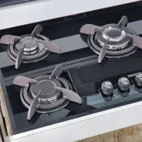 گاز ۵شعله شیشه ای دنیته g103