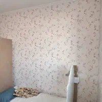 کارآموز نصب کاغذ دیواری