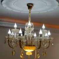 لوستر کریستالی ۱۲ شاخه