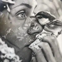 نقاشی سیاهقلم|خدمات پیشه و مهارت|رشت, سعدی (تختی)|دیوار