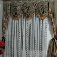 سه عدد پرده|پرده، رانر، رومیزی|آمل, |دیوار