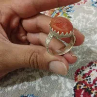 انگشتر عقیق یمنی کهنه