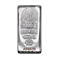 شمش نقره یک کیلویی نادیر ترک عیار ۹۹۹.۹