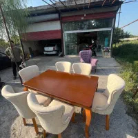 میز نهارخوری ۶نفره چوب تمام نراد