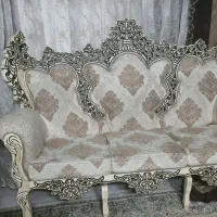 سرویس مبلمان ۷ نفره|مبلمان خانگی و میز عسلی|کرج, مصباح|دیوار