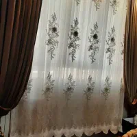 پرده فلت پارچه ترک نونوبا|پرده، رانر، رومیزی|تهران, مجیدیه|دیوار