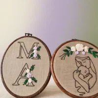 تابلو چرمی گلدوزی شده