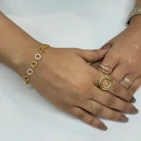 دستبند طرح طلا جواهراتی|بدلیجات|اهواز, نادری|دیوار