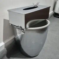 سطل آشغال فلزی