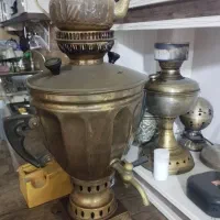 فروش سماور زغالی قدیمی قوری وپارچ