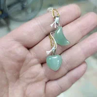 گردنبند عقیق سبز اونتورین